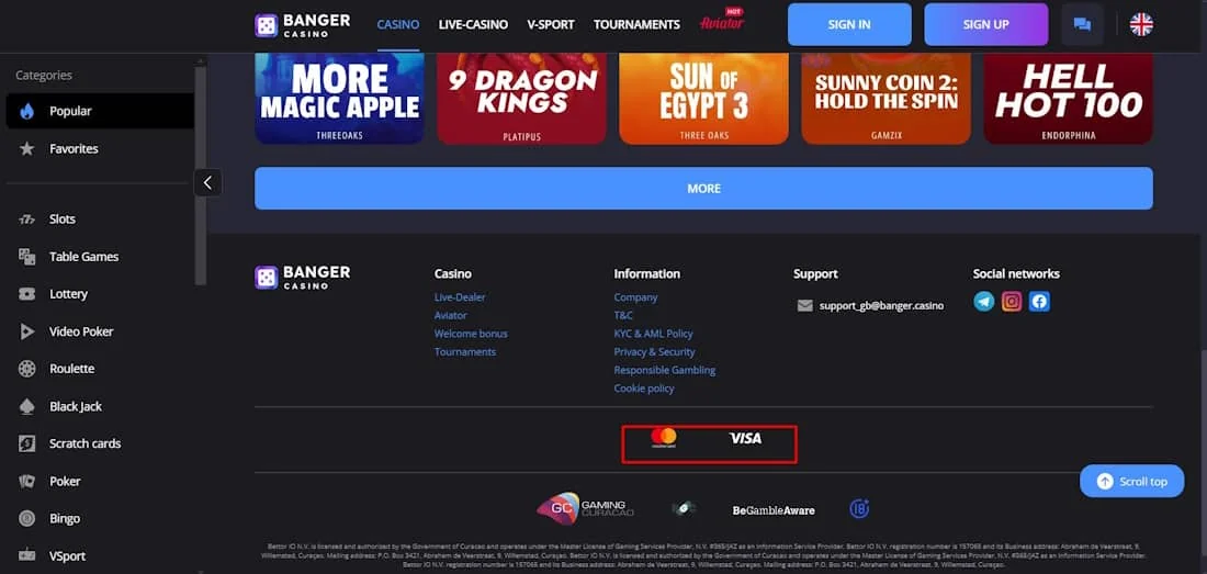 to receive winnings withdraw money